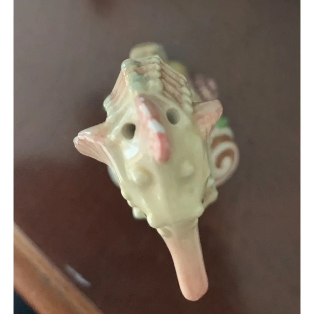 Seahorse Saltshaker and Fish‎ Saltshaker Ceramic Fair condition